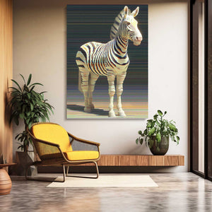 White Zebra Wall Decor