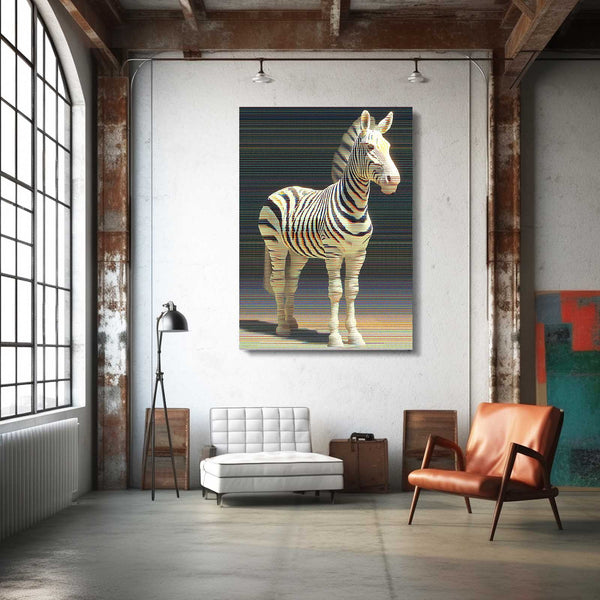 White Zebra Wall Decor