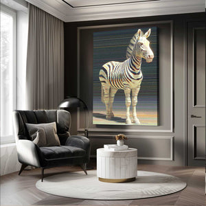 White Zebra Wall Decor
