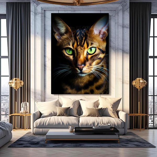 Wild Cat Wall Art | MusaArtGallery™