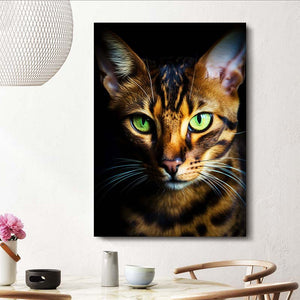 Wild Cat Wall Art | MusaArtGallery™