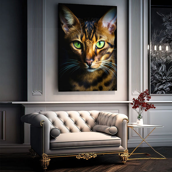 Wild Cat Wall Art | MusaArtGallery™
