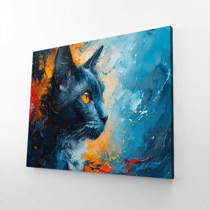 Winter Cat Art | MusaArtGallery™