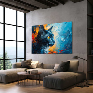 Winter Cat Art | MusaArtGallery™
