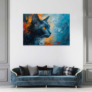 Winter Cat Art | MusaArtGallery™