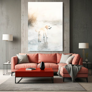 Winter Dog Art