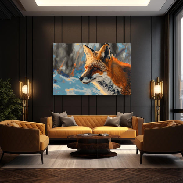 Winter Gaze Fox Art | MusaArtGallery™