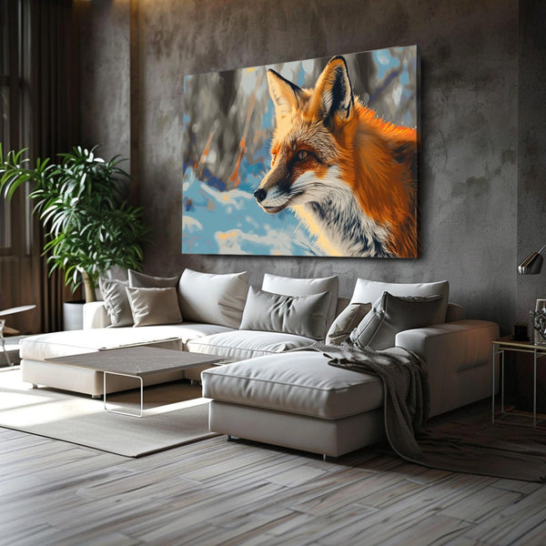 Winter Gaze Fox Art | MusaArtGallery™