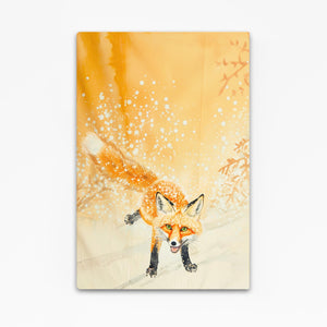 Winter Joy Fox Art | MusaArtGallery™