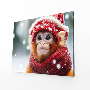 Winter Monkey Art