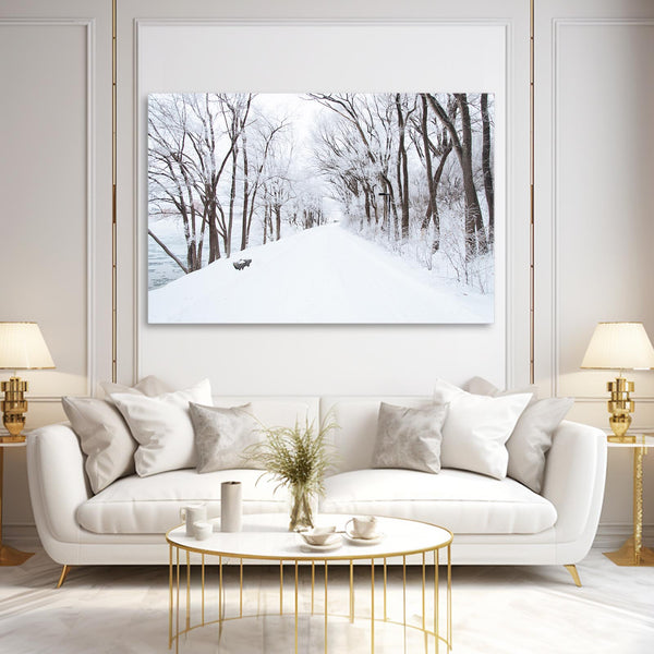 Winter Path Tree Art | MusaArtGallery™