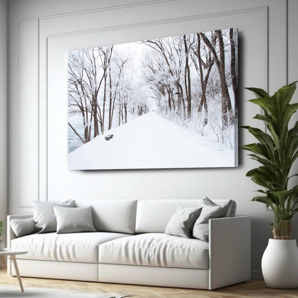 Winter Path Tree Art | MusaArtGallery™