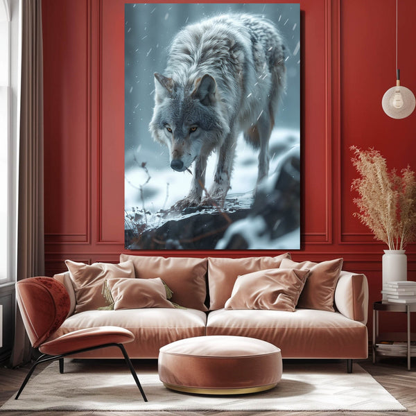 Winter Wolf Wall Art   | MusaArtGallery™