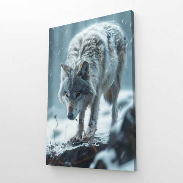 Winter Wolf Wall Art   | MusaArtGallery™