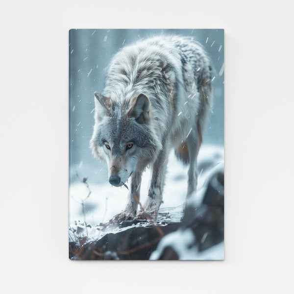 Winter Wolf Wall Art   | MusaArtGallery™