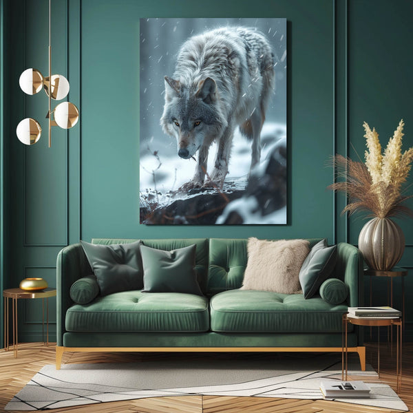 Winter Wolf Wall Art   | MusaArtGallery™