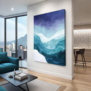 Winters Snow Boho Wall Art | MusaArtGallery™