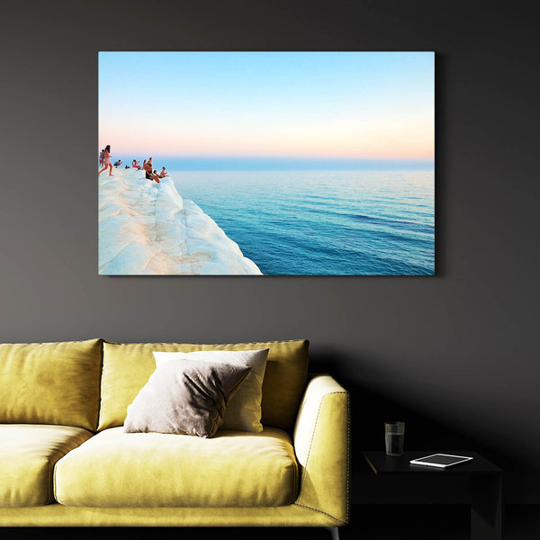 Winters Sunset Canvas Art  | MusaArtGallery™