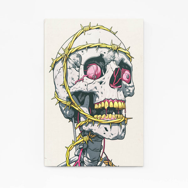 Wired Skull Art | MusaArtGallery™