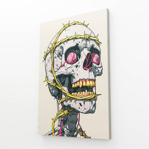 Wired Skull Art | MusaArtGallery™