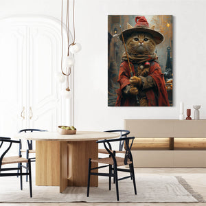 Wizard Cat Wall Art | MusaArtGallery™'