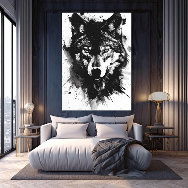 Wolf Black Art  | MusaArtGallery™