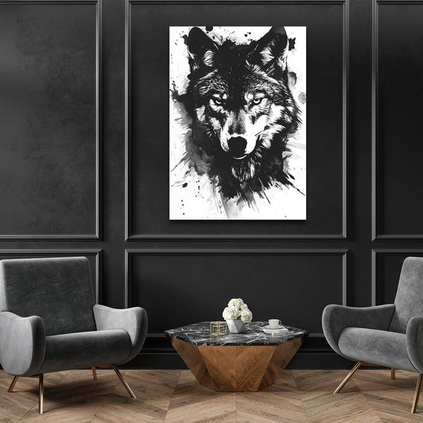 Wolf Black Art  | MusaArtGallery™