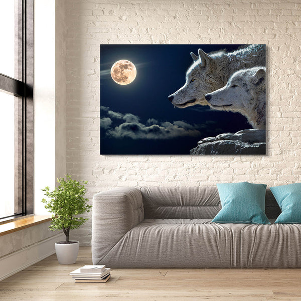 Wolf Couple Art   | MusaArtGallery™