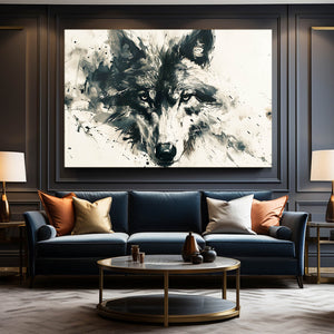 Wolf Face Art | MusaArtGallery™