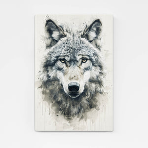 Wolf Face Canvas Art   | MusaArtGallery™