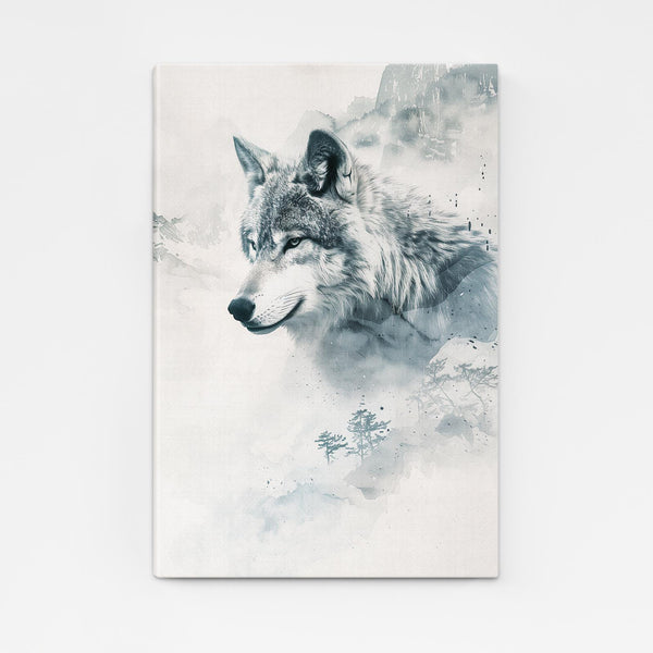 Wolf Face Wall Art | MusaArtGallery™