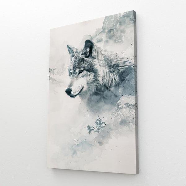 Wolf Face Wall Art | MusaArtGallery™