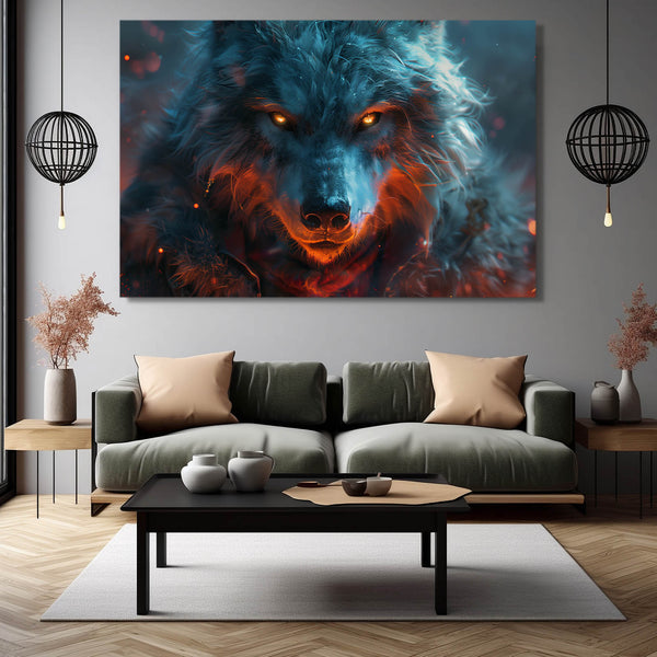 Wolf Growling Art | MusaArtGallery™