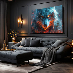 Wolf Growling Art | MusaArtGallery™