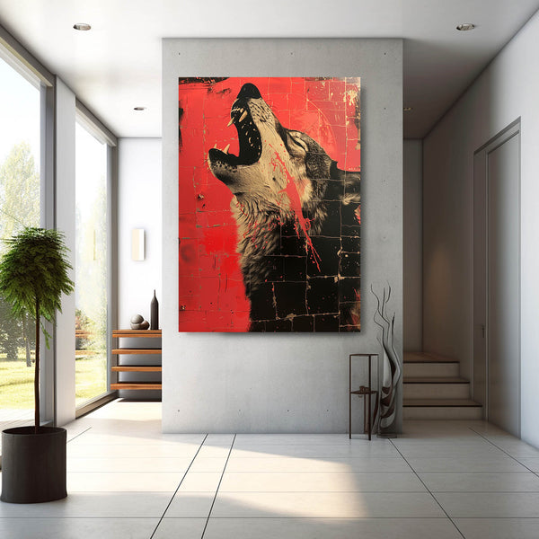 Wolf Howling Art | MusaArtGallery™