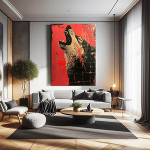 Wolf Howling Art | MusaArtGallery™