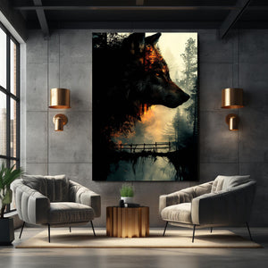 Street Wolf Wall Art