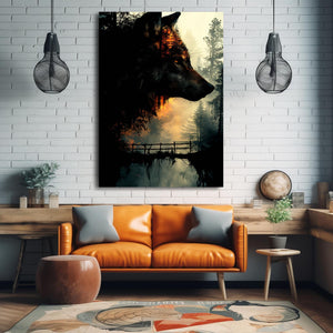 Street Wolf Wall Art