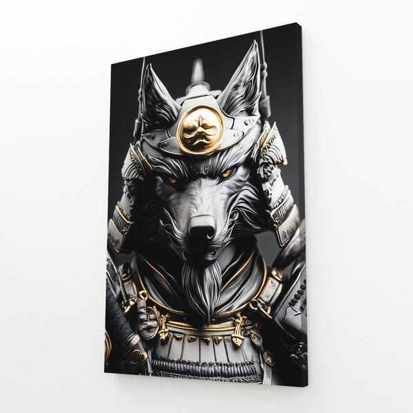 Wolf Samurai Art