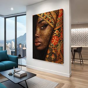 Women African Art Canvas | MusaArtGallery™