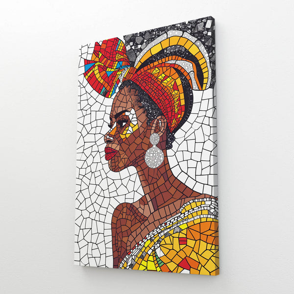 Women Face African Wall Art | MusaArtGallery™