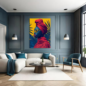 Women Turban African Wall Art | MusaArtGallery™