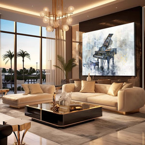 Wonderful Piano Canvas Art | MusaArtGallery™