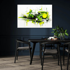 Yellow Abstract Wall Art Decor | MusaArtGallery™