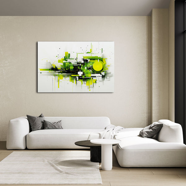 Yellow Abstract Wall Art Decor | MusaArtGallery™