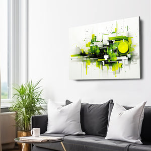 Yellow Abstract Wall Art Decor | MusaArtGallery™