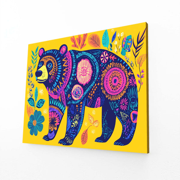 Yellow Bear Wall Art