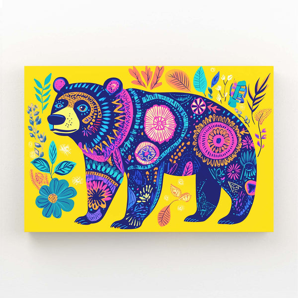 Yellow Bear Wall Art