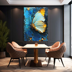 Yellow Butterfly Wall Art | MusaArtGallery™