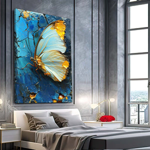 Yellow Butterfly Wall Art | MusaArtGallery™